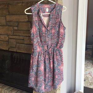 Gap pin tuck shirt dress